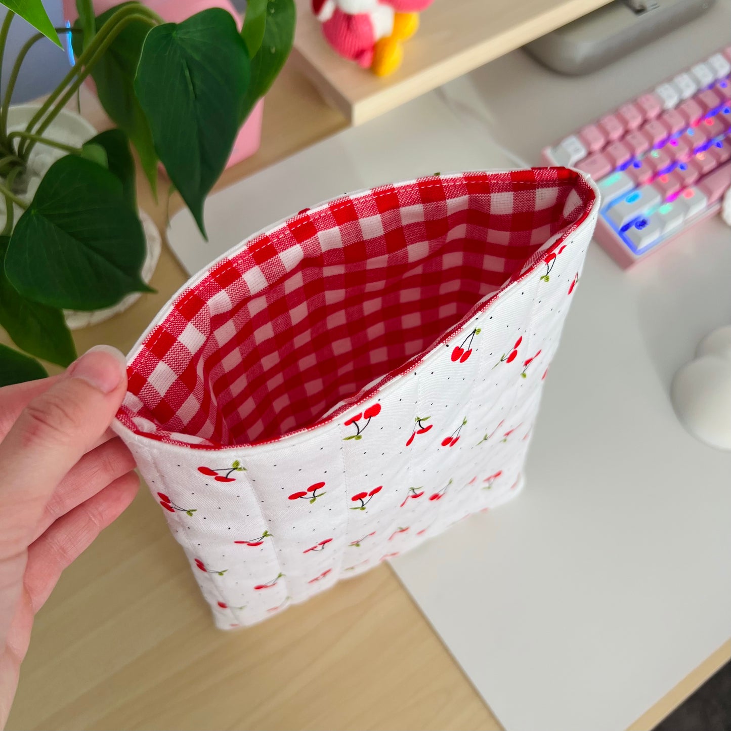 Cherry Picnic Book Sleeve
