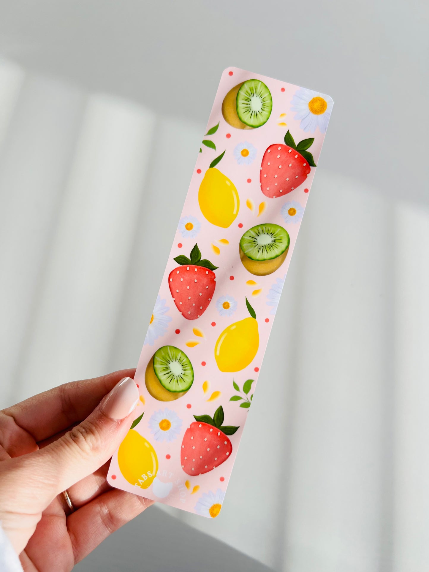Strawberry Kiwi Lemon Bookmark