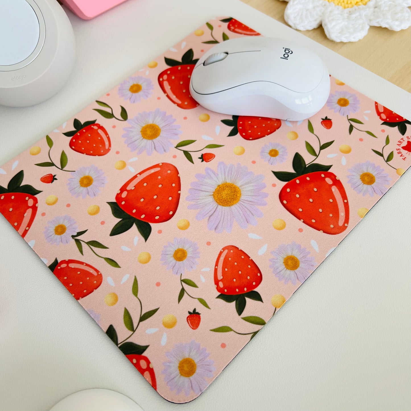 Strawberry Field Mousepad