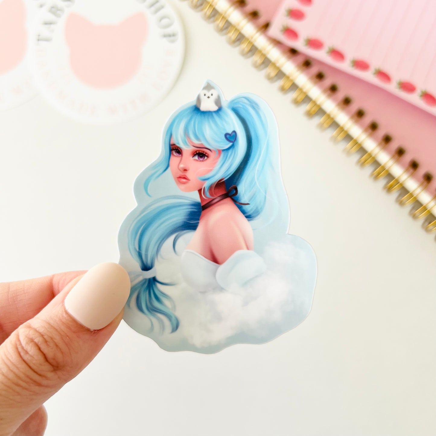 Cloud Girl Sticker