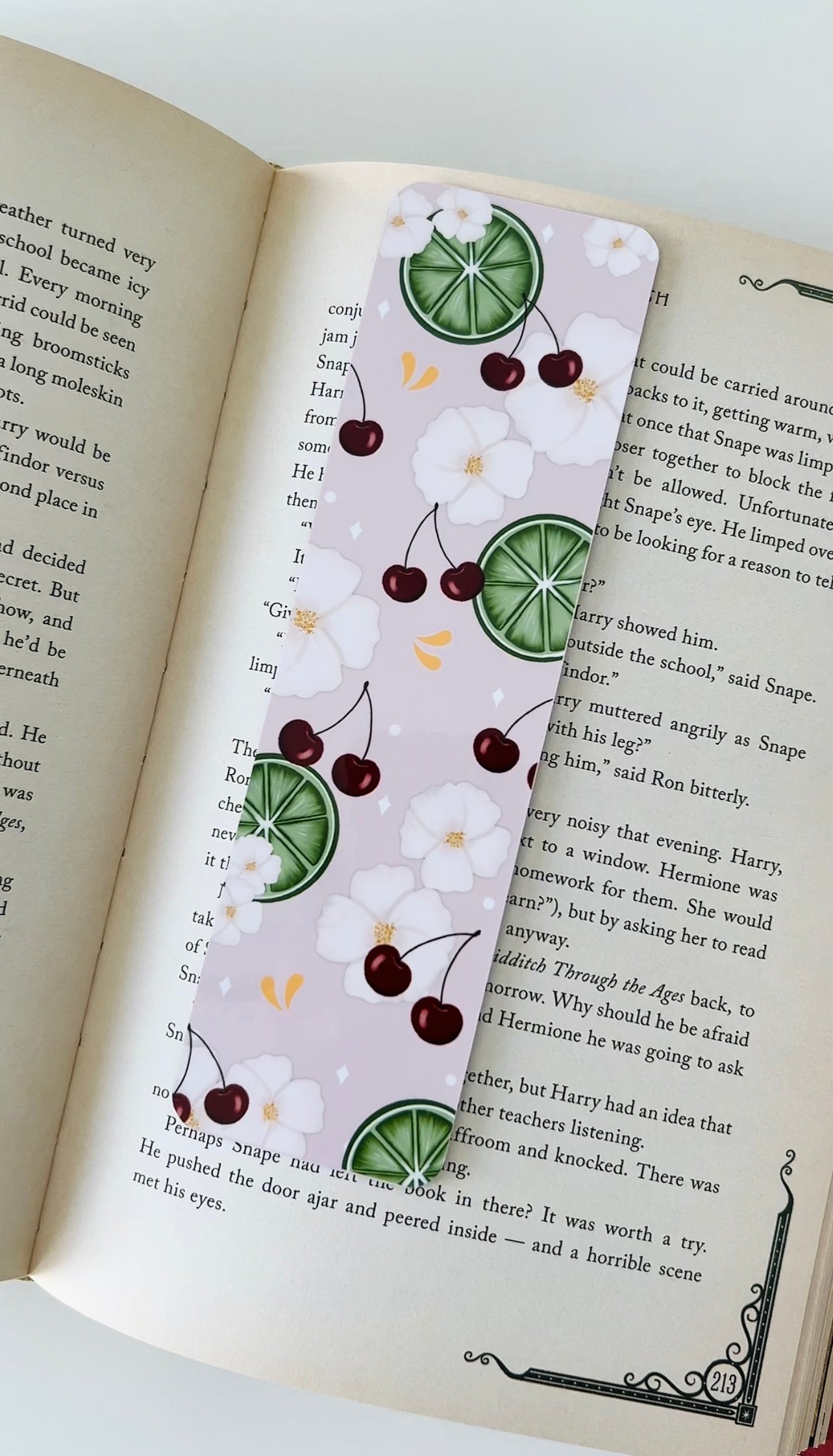Cherry Limeade Bookmark