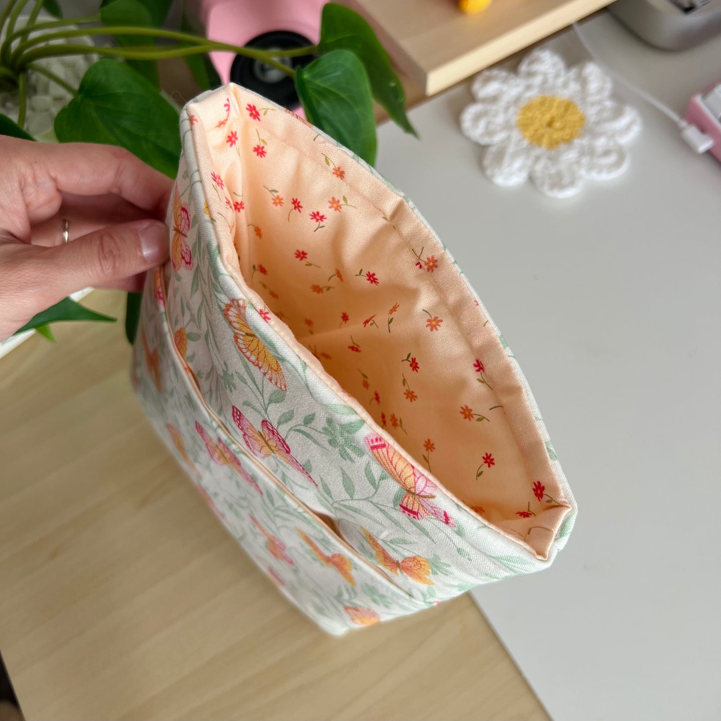 Butterfly Bloom Book Sleeve