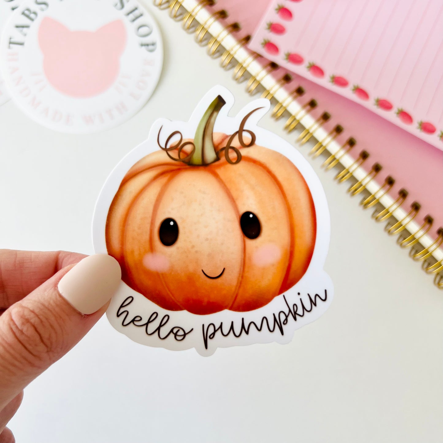 Hello Pumpkin Sticker