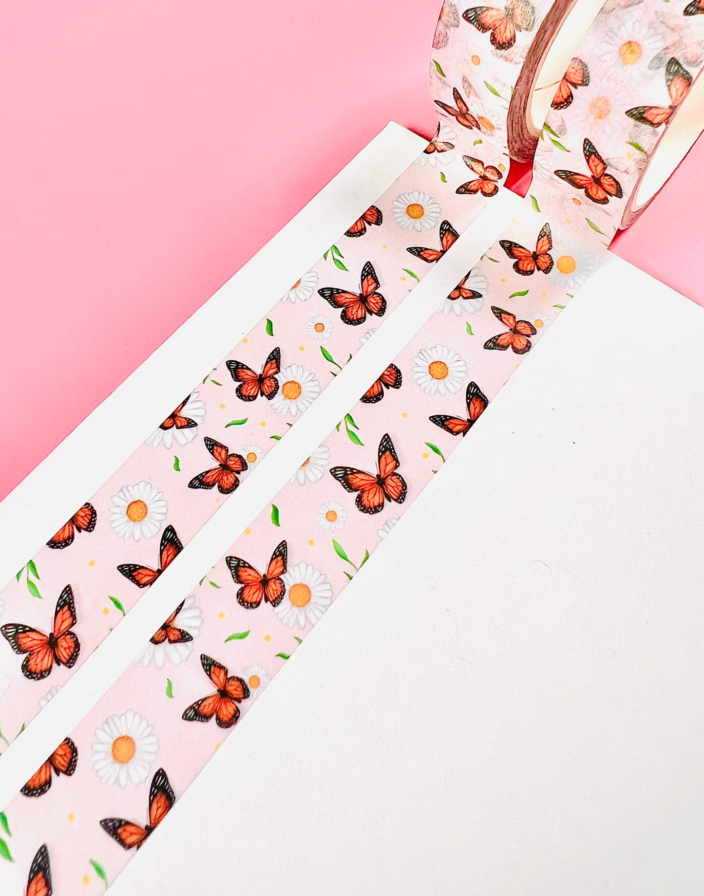 Butterfly + Daisy Washi Tape