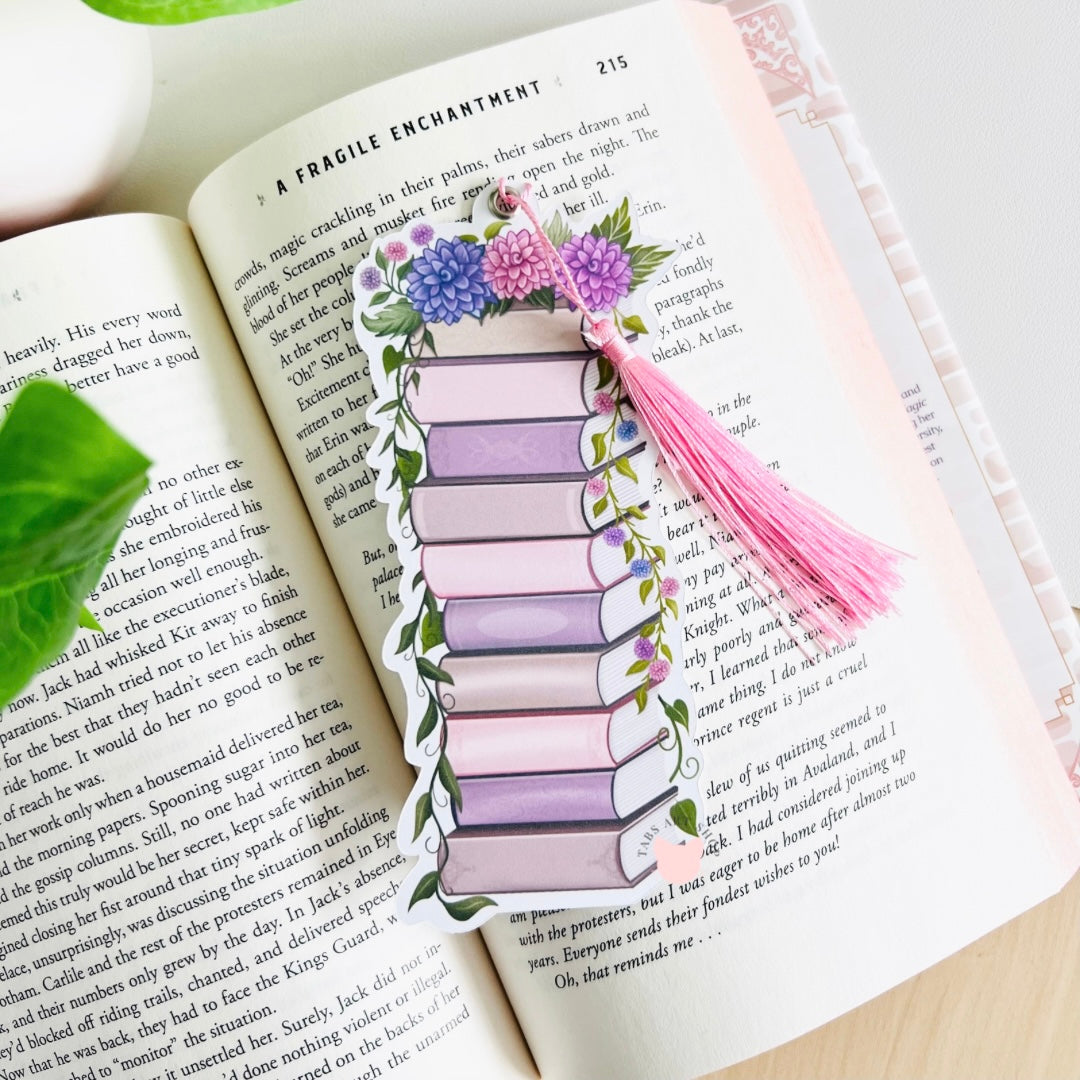 Floral Reading Bookmark
