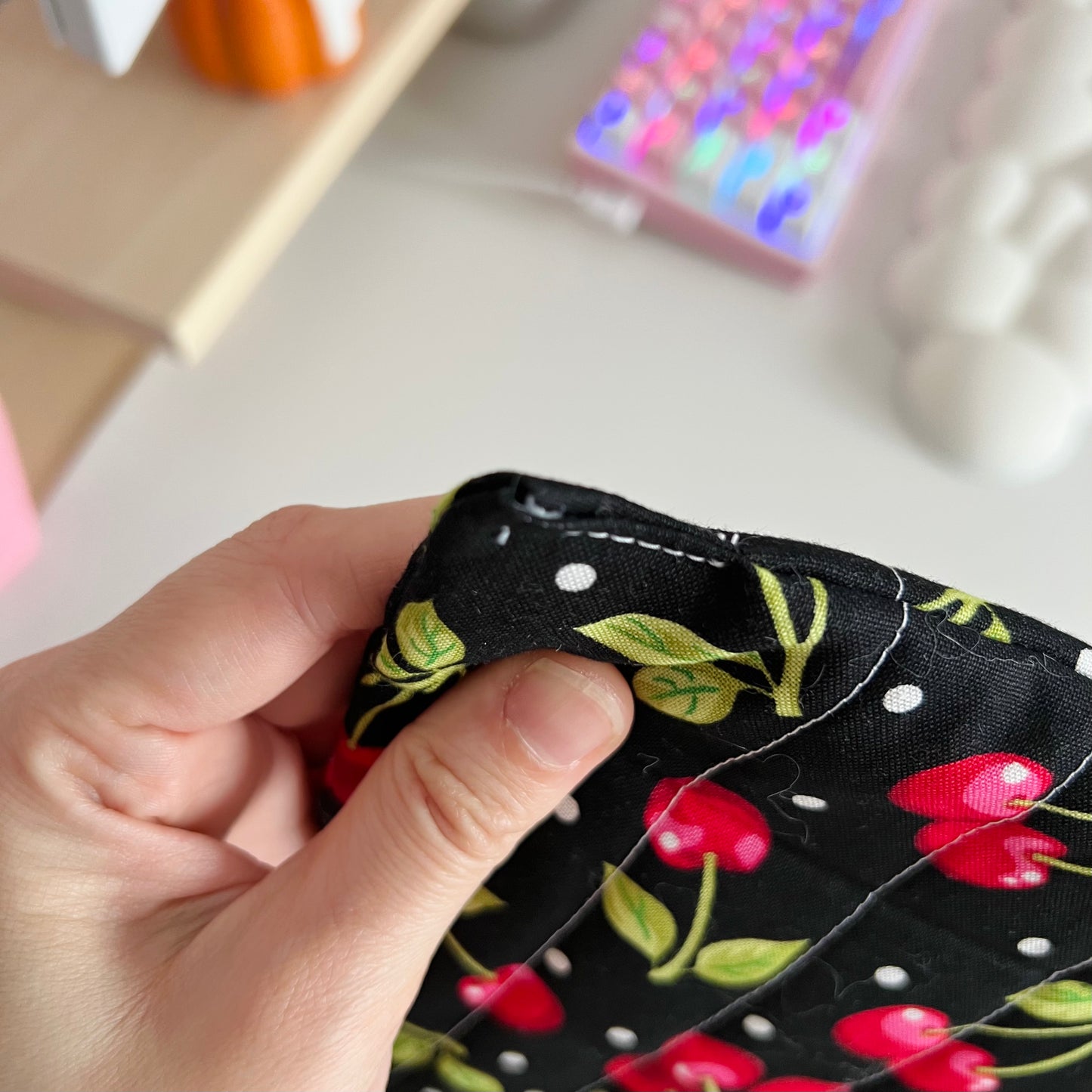 Black Cherry Bow Book Sleeve - Discount