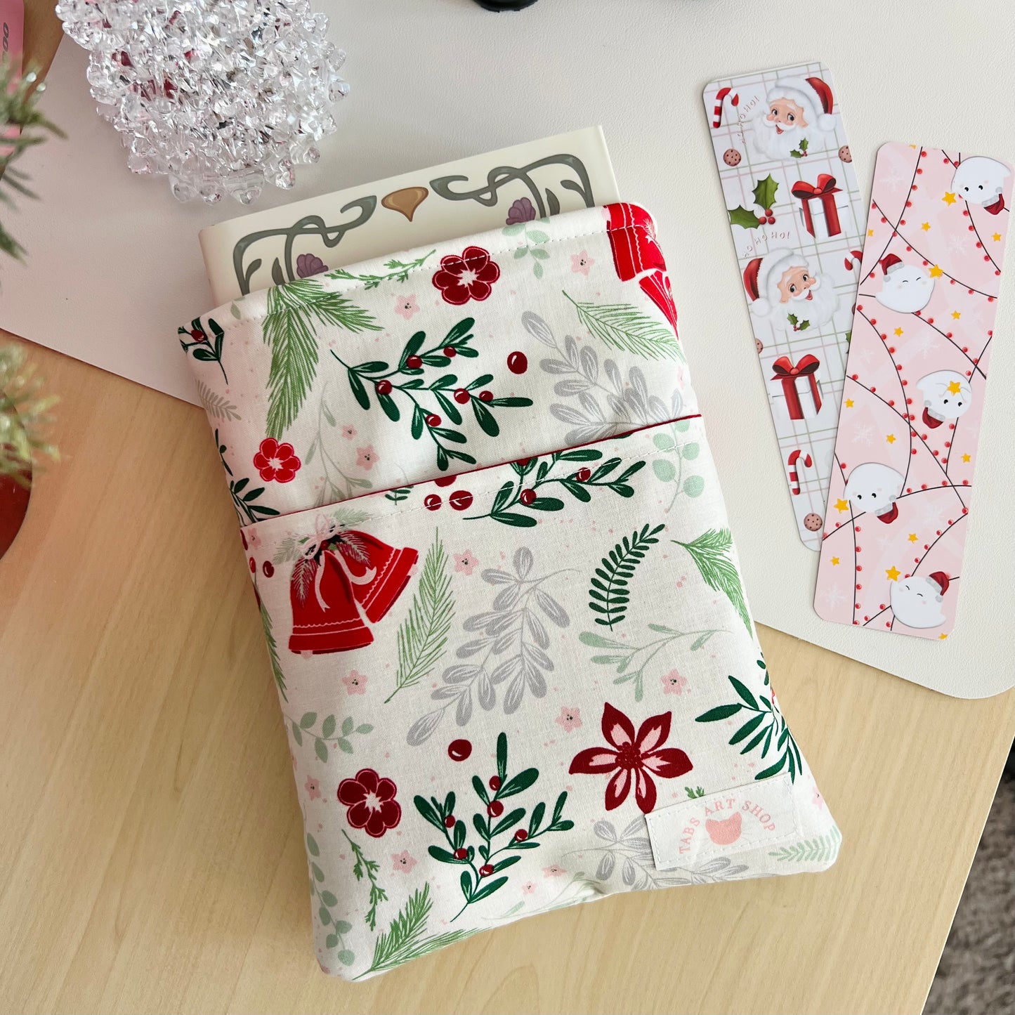 Holly Jolly Book Sleeve