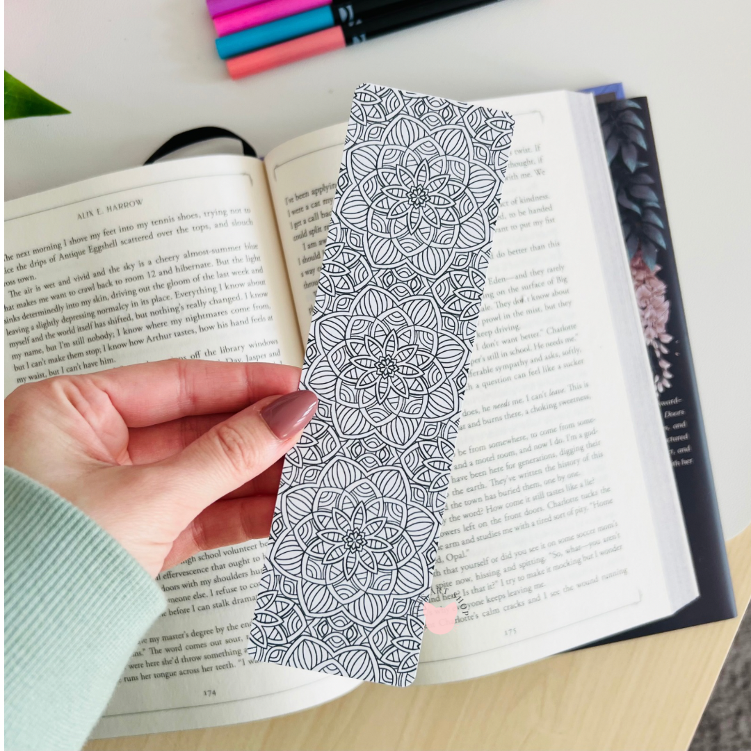Mandala Coloring Bookmarks