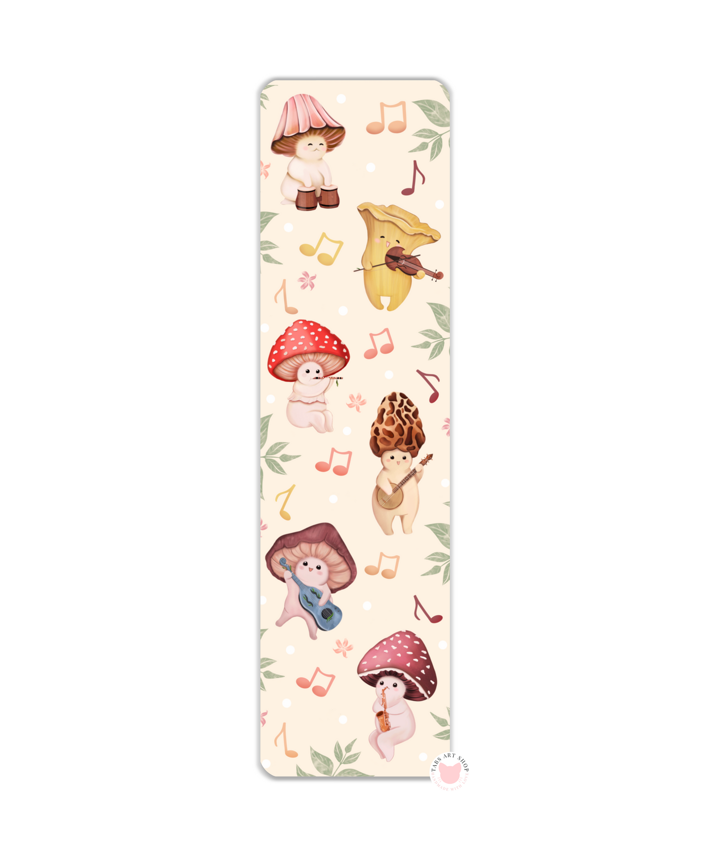 Musical Mushroom Bookmark
