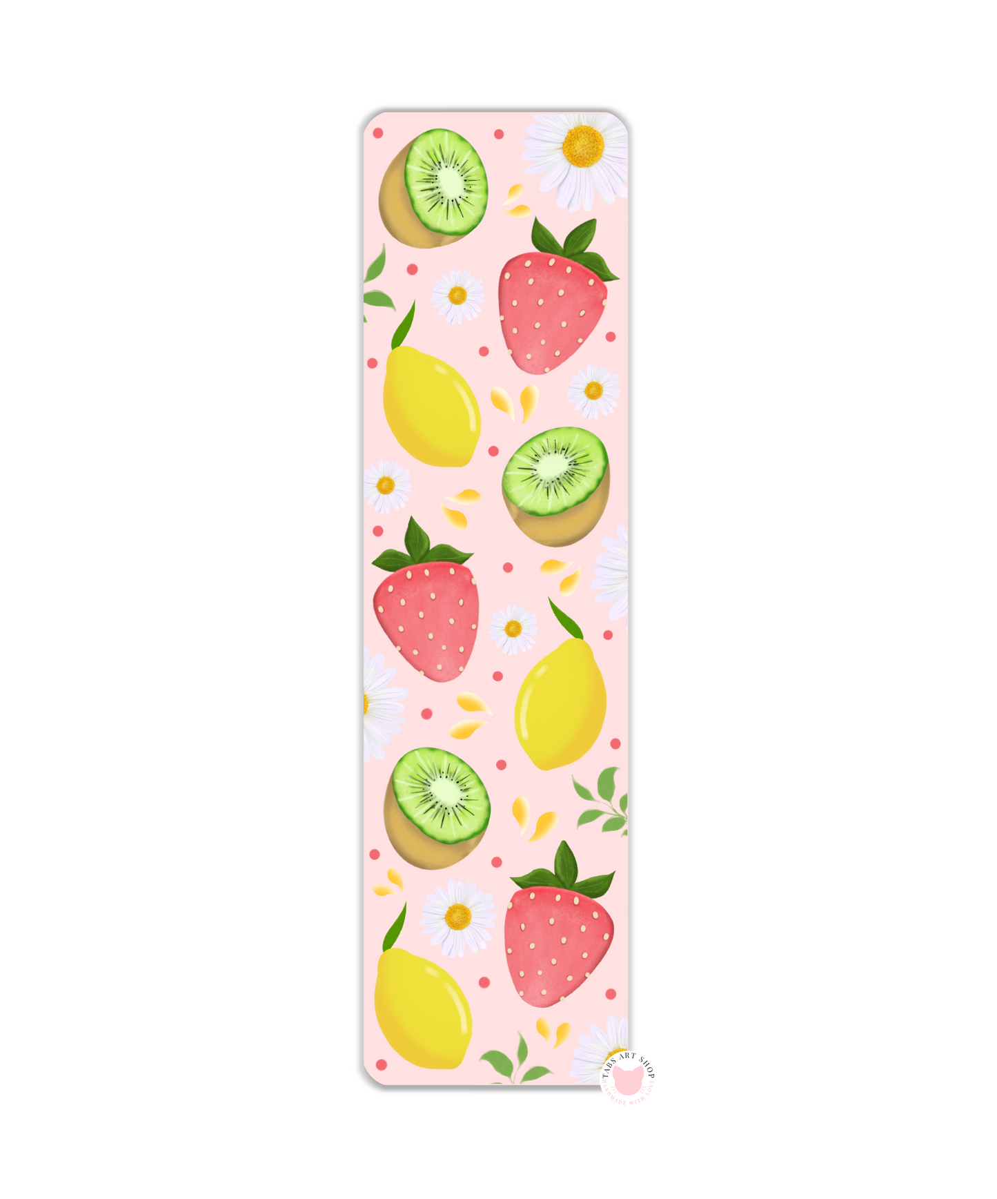 Strawberry Kiwi Lemon Bookmark