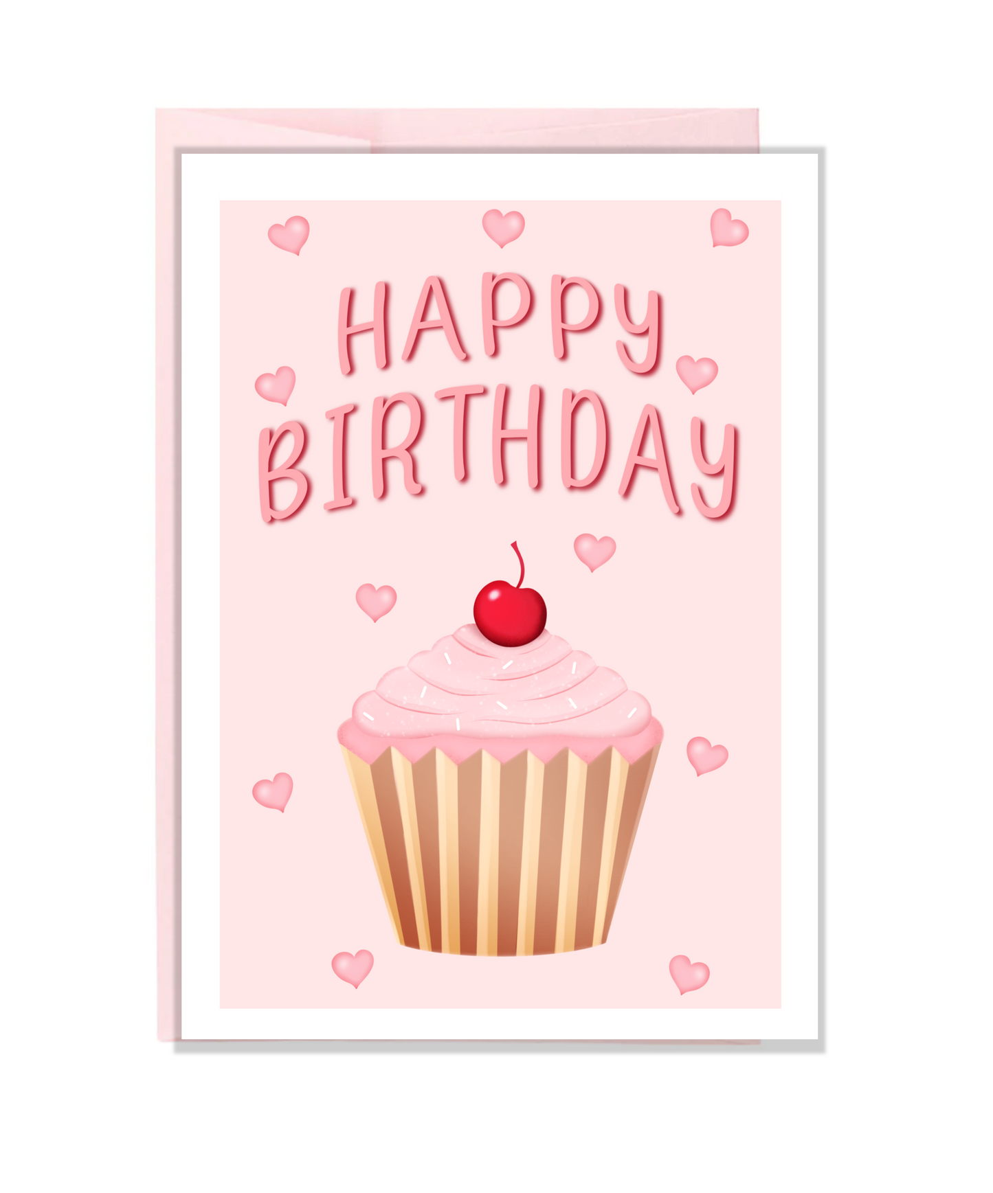 Happy Birthday Cupcake Card