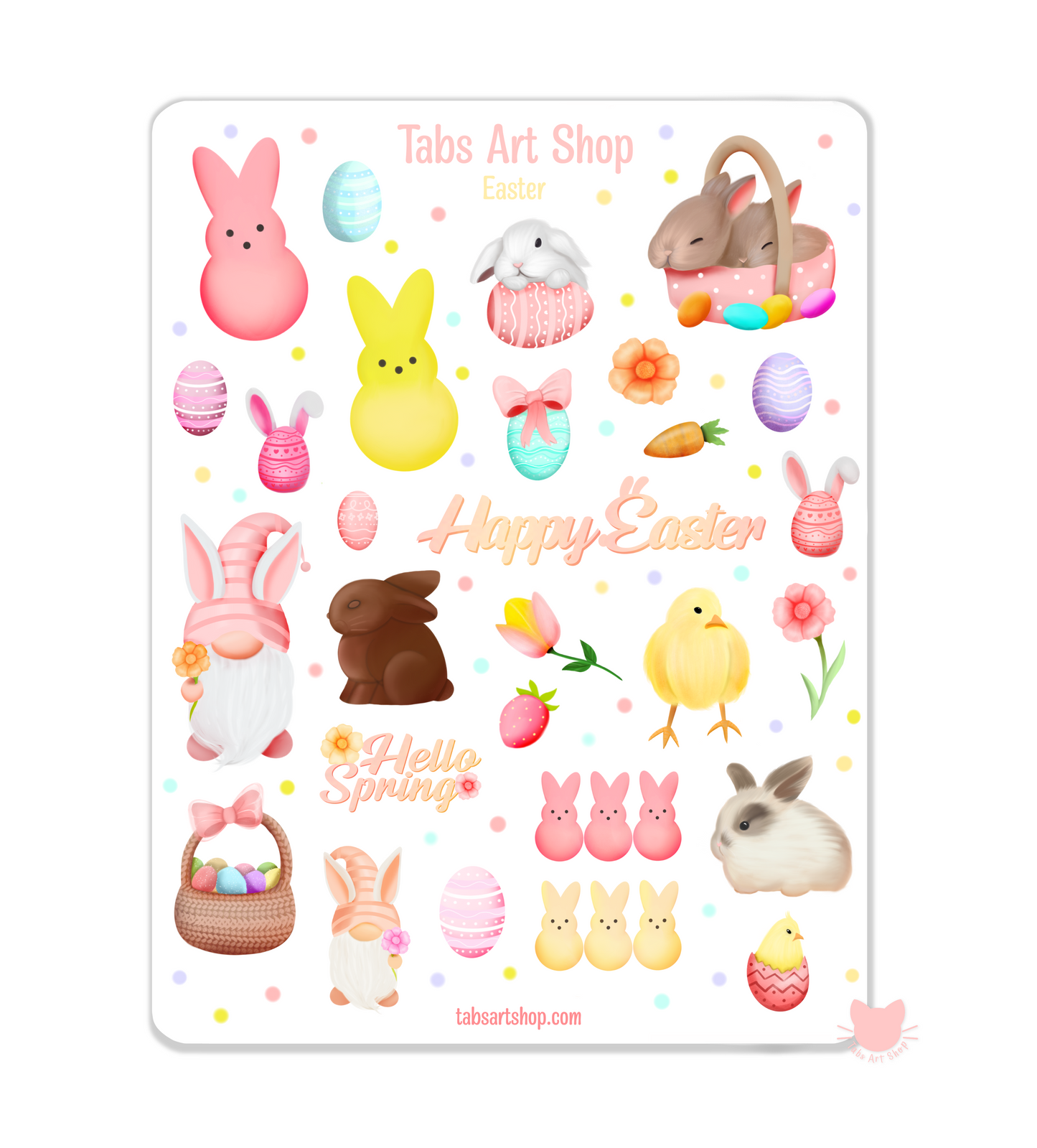 Easter Sticker Sheet