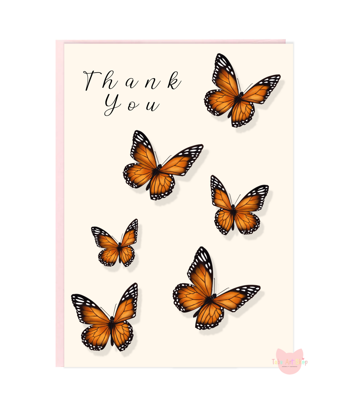 Thank You Butterfly Card