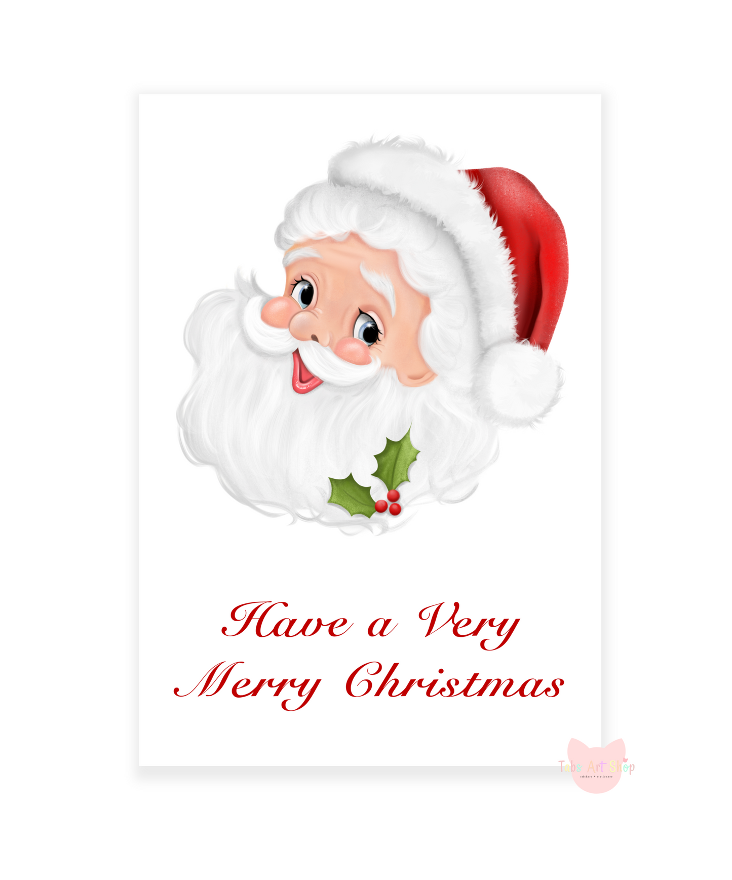 Santa Christmas Card