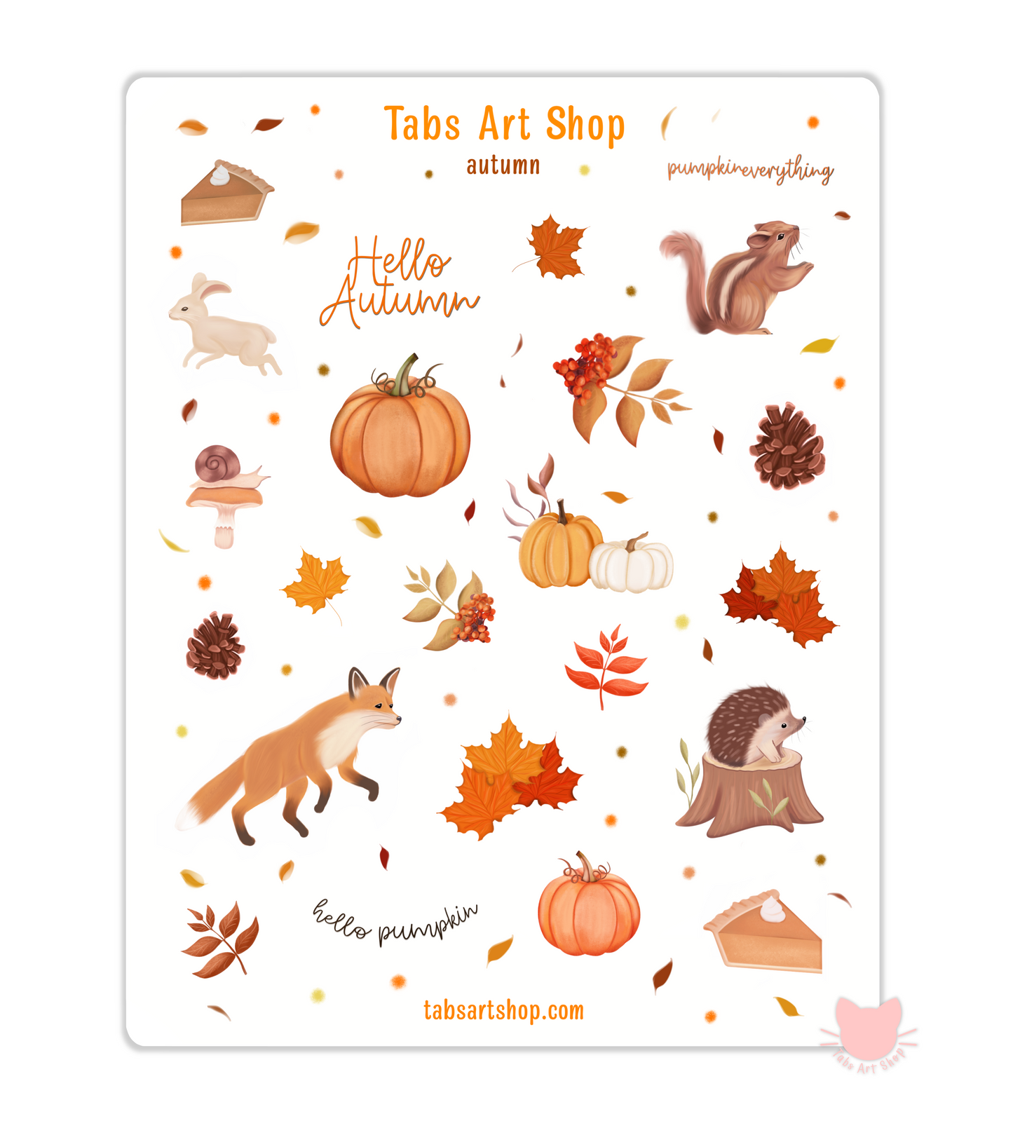 Autumn Sticker Sheet