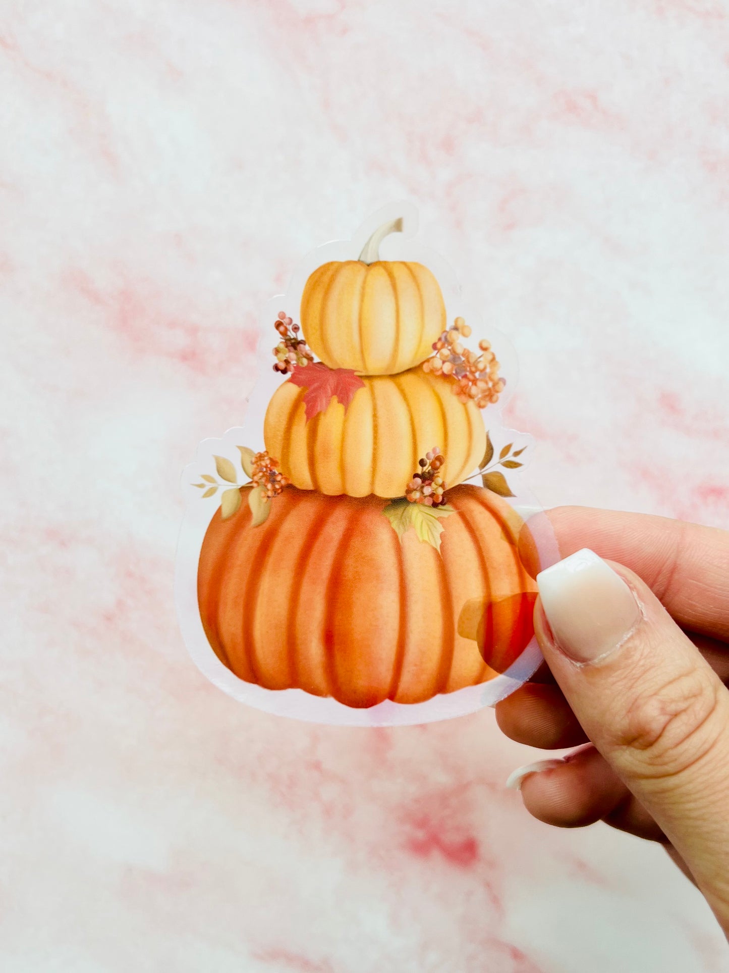 Pumpkin Stack Sticker