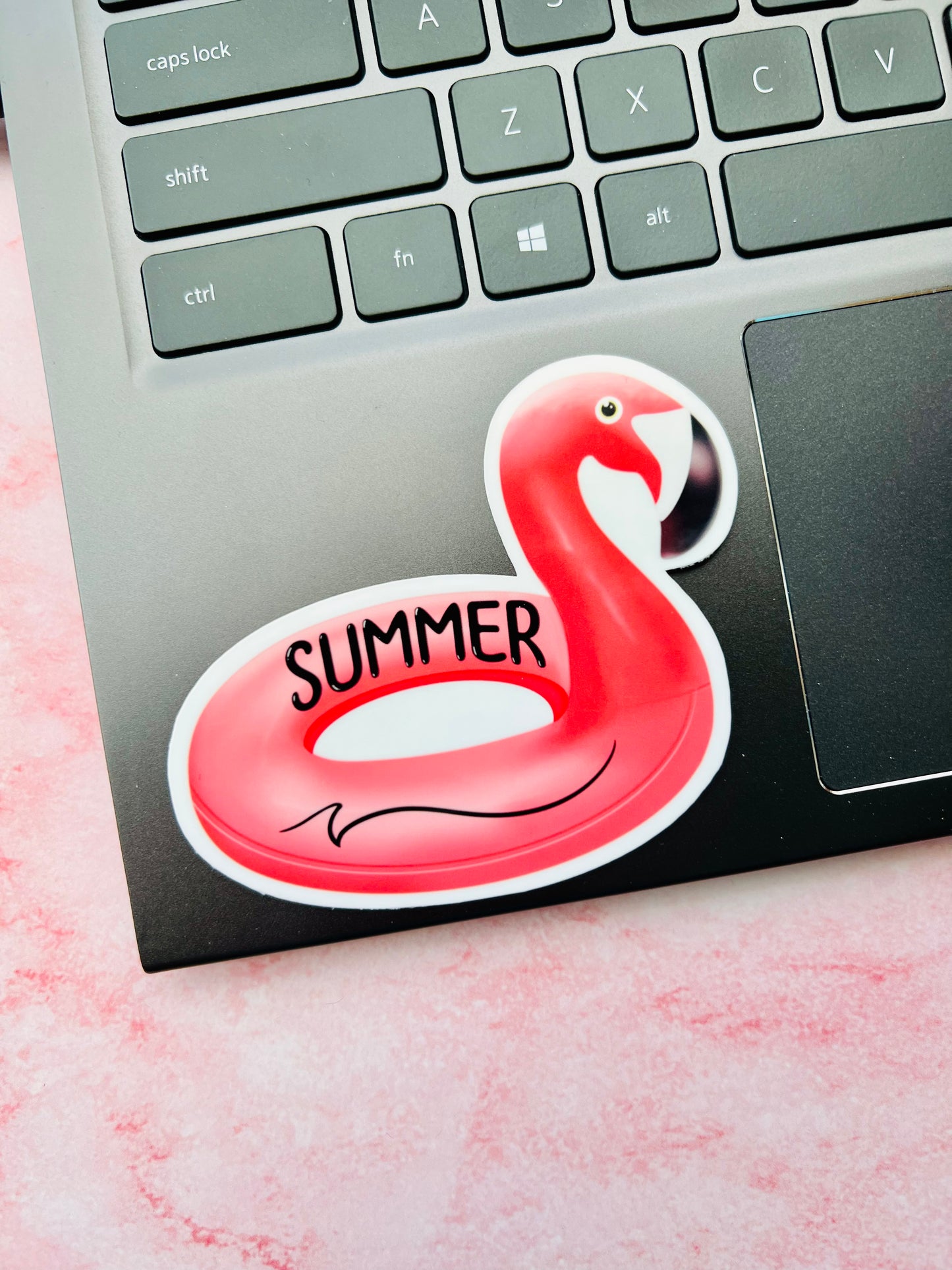 Flamingo Floaty Sticker