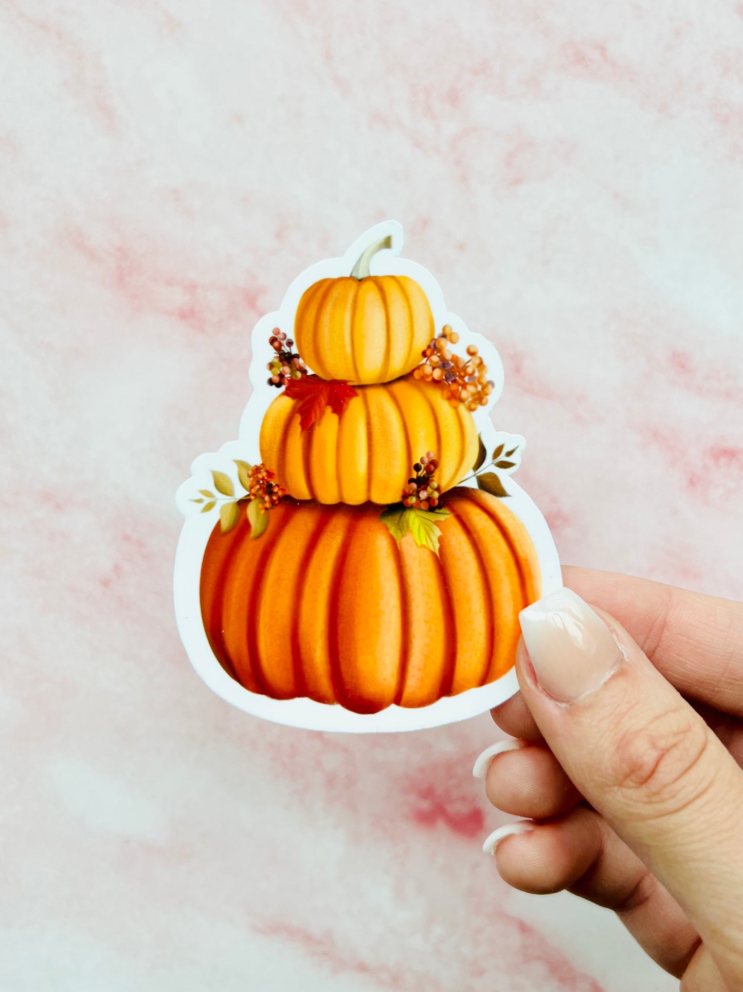 Pumpkin Stack Sticker