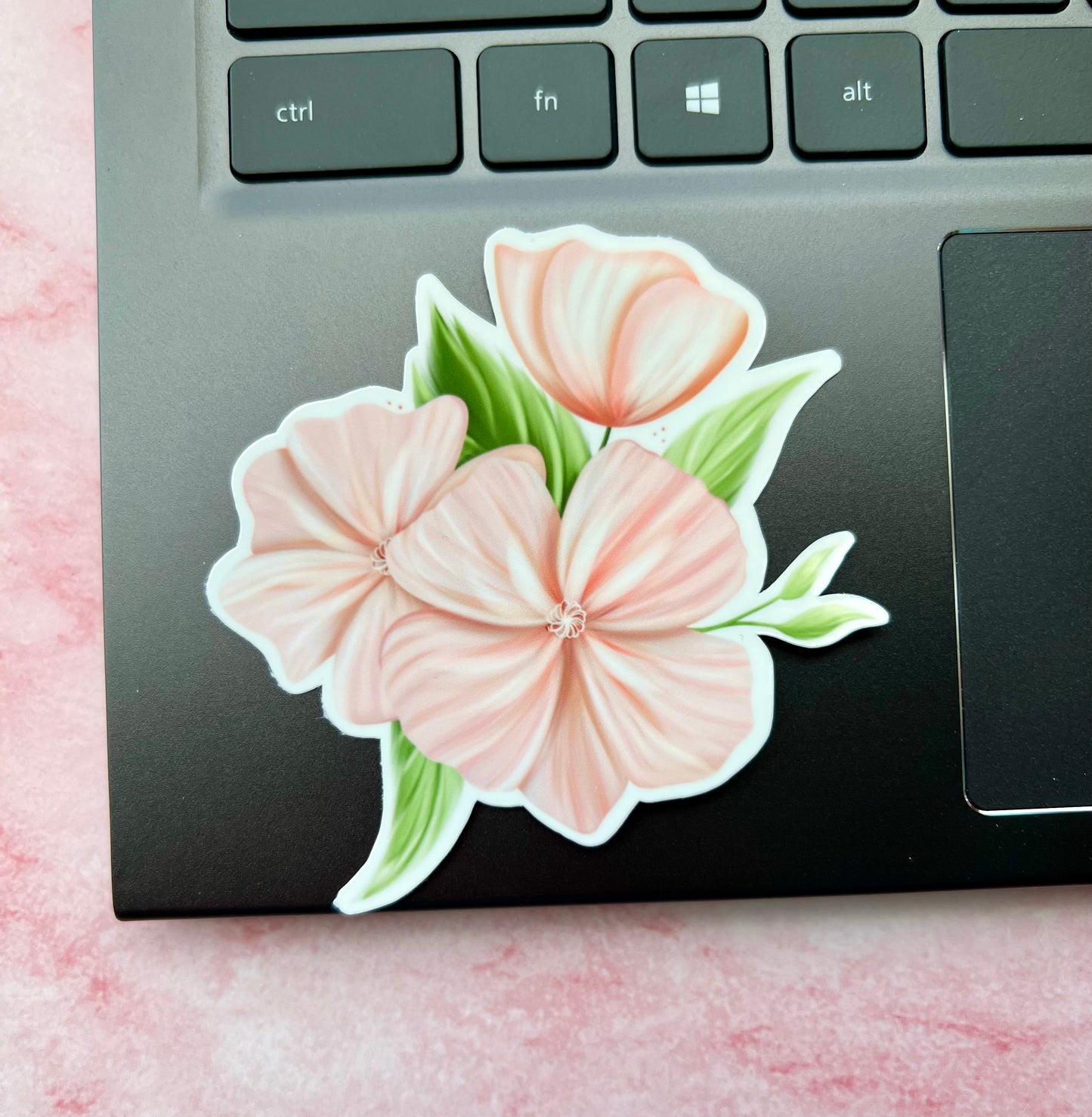 Pink Flowers Sticker