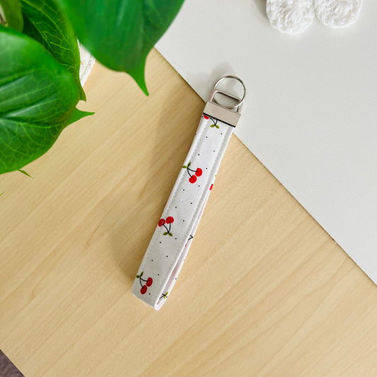 Cherry Picnic Wristlet