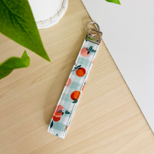 Peachy Picnic Wristlet