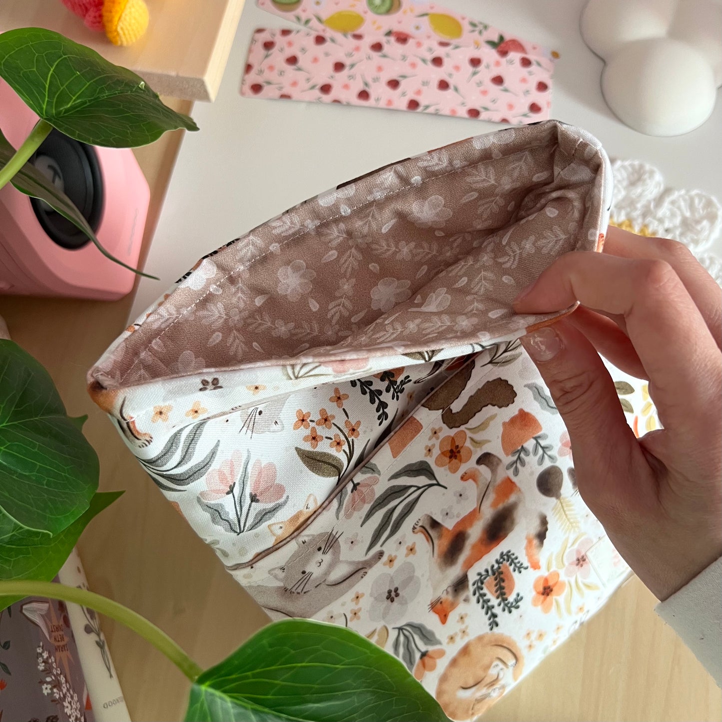 Petal & Purr Book Sleeve