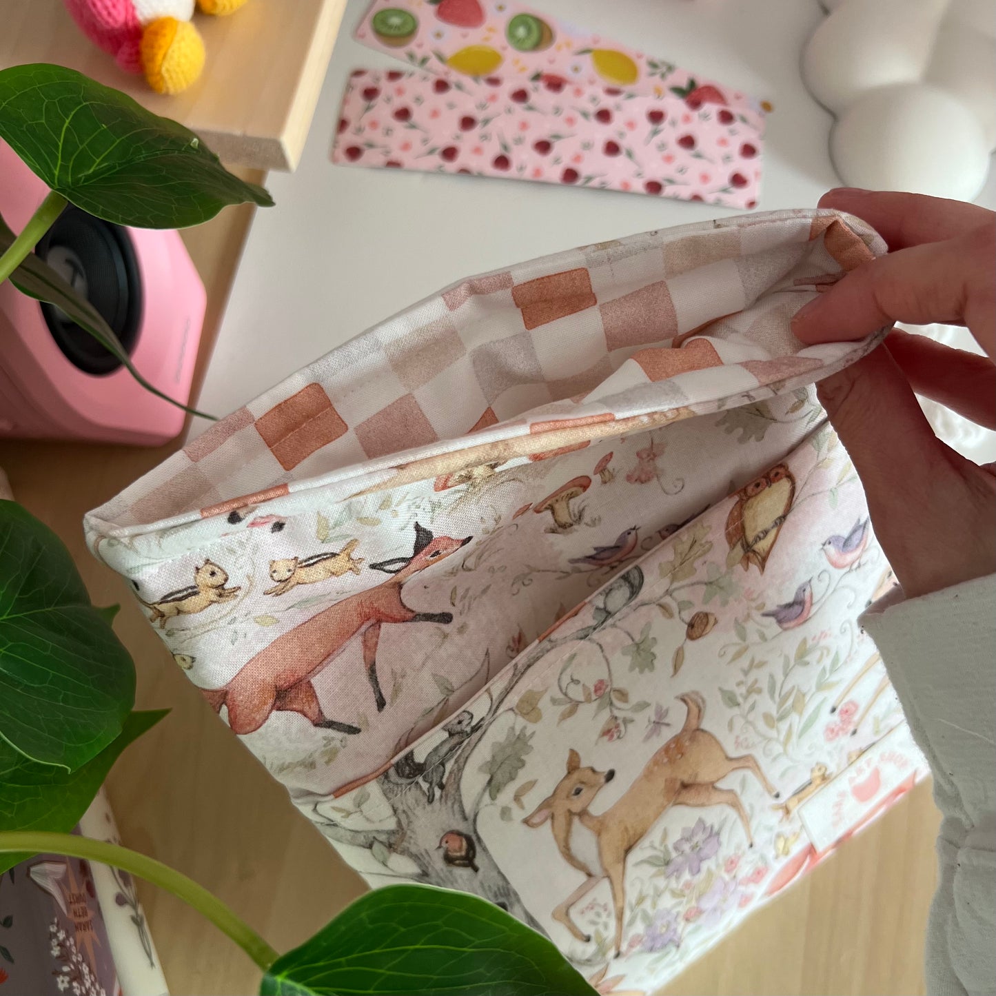 Wild Watercolor Book Sleeve