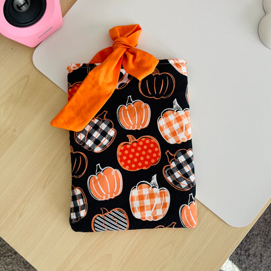 Patterned Pumpkins Book Sleeve