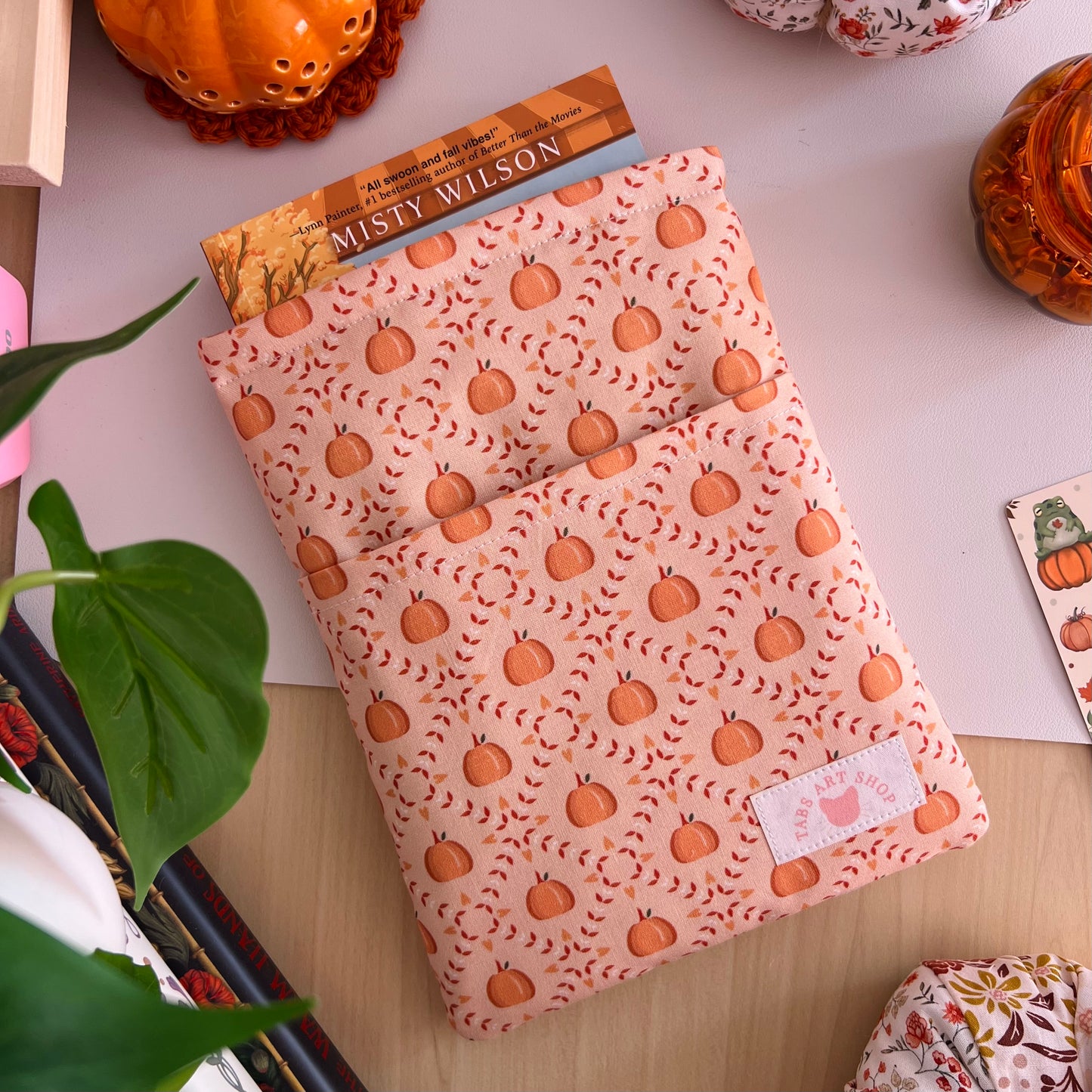 Pumpkin Spice Book Sleeve