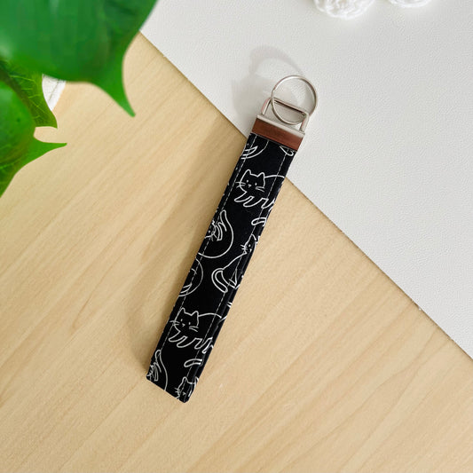Curious Cat Wristlet