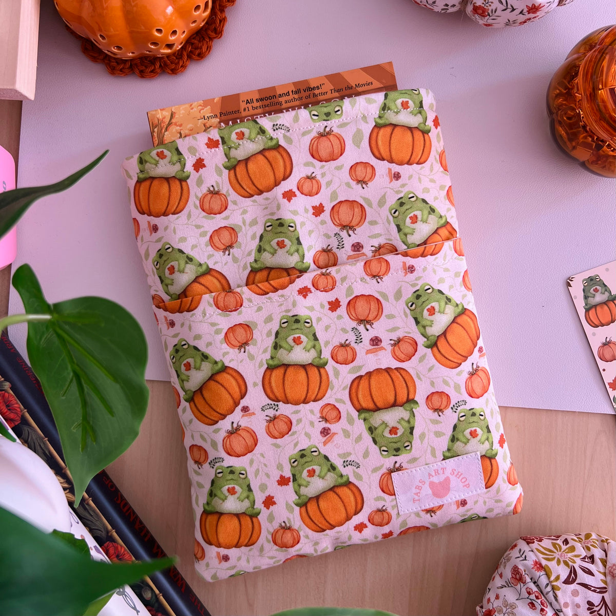 Toadally Autumnal Book Sleeve