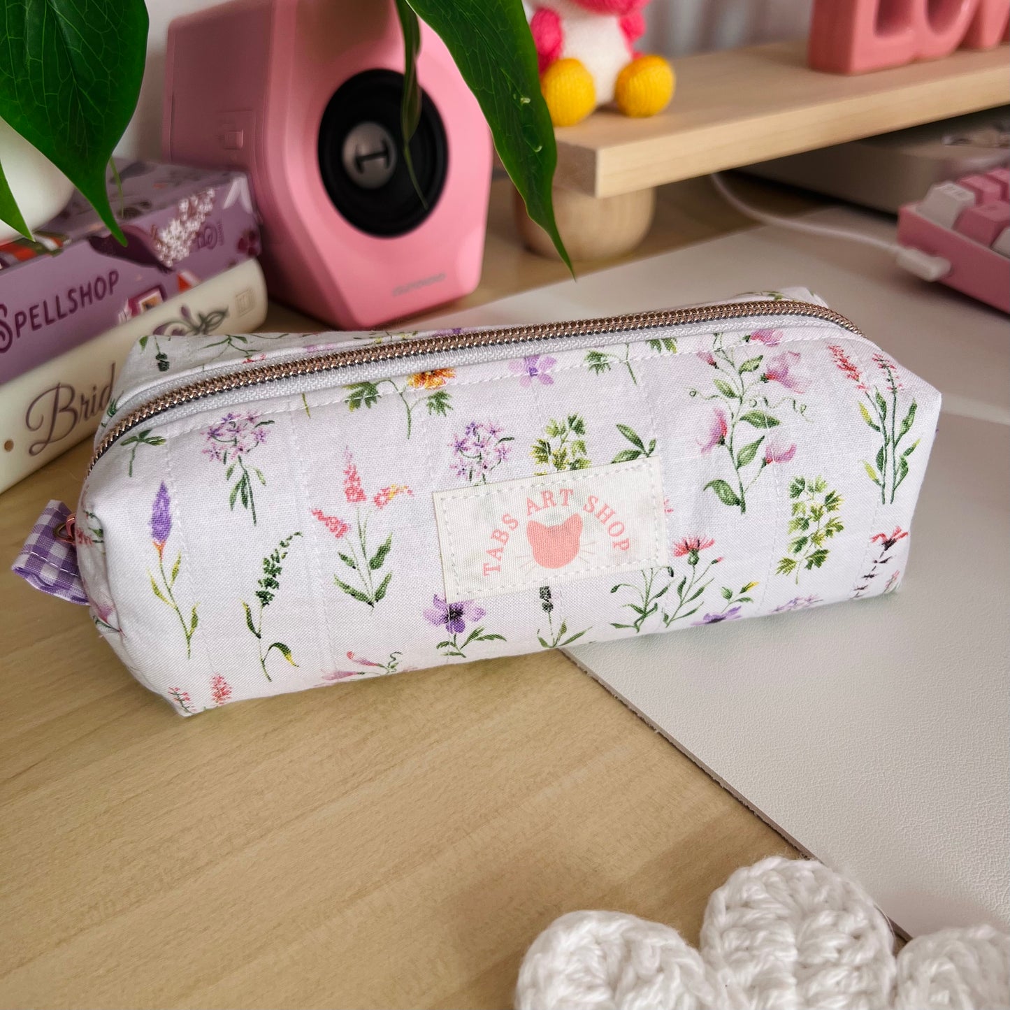 Lavender Picnic Pencil Case