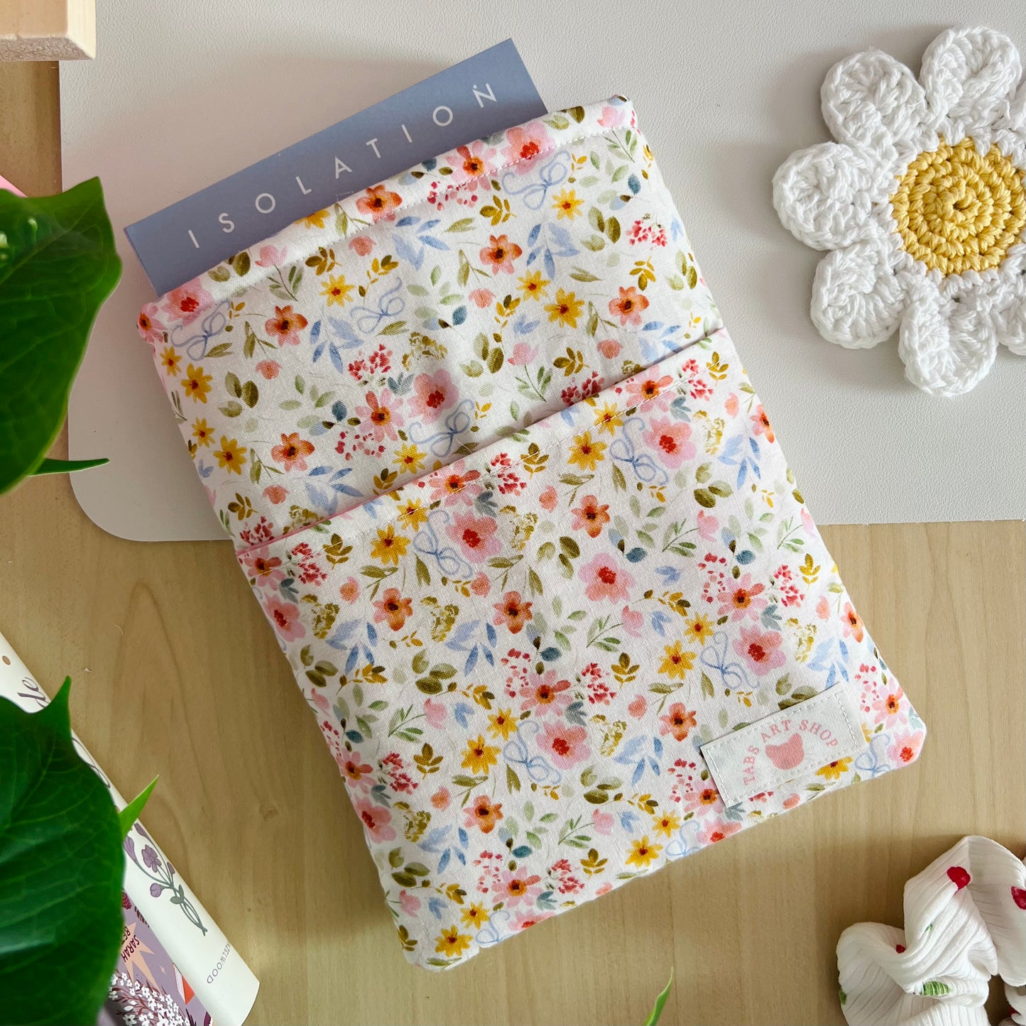 May Flowers Book Sleeve