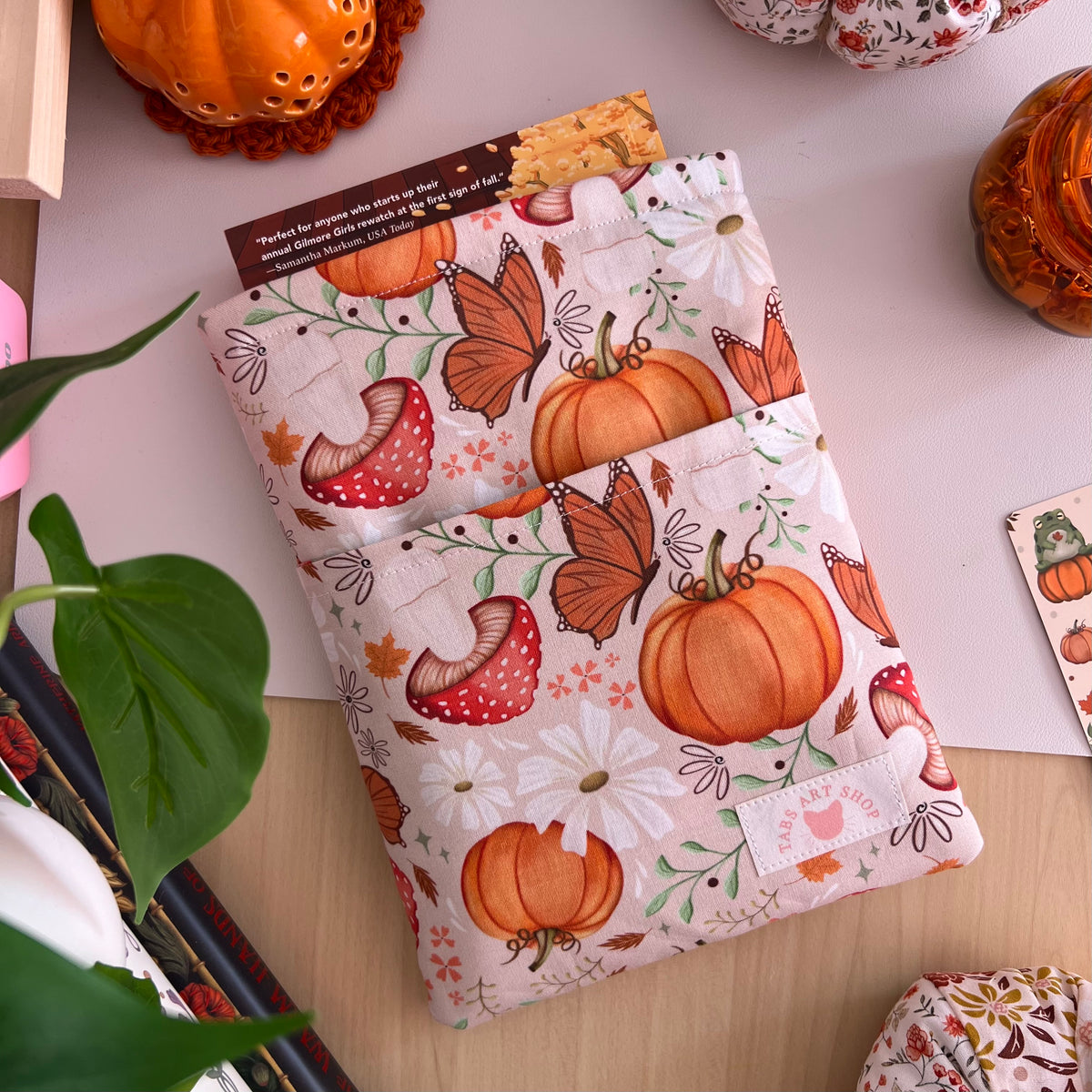 Autumn Harvest Book Sleeve | Cream