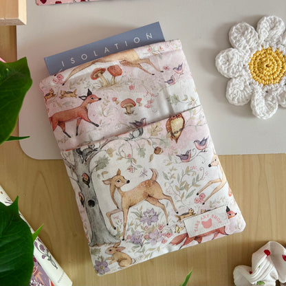 Wild Watercolor Book Sleeve