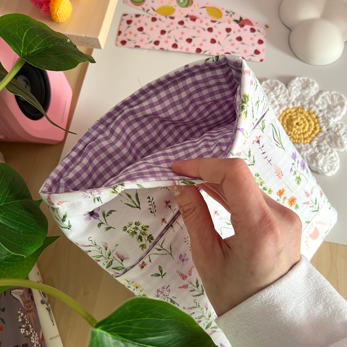 Lavender Picnic Book Sleeve