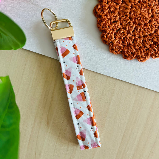Candy Corn Wristlet