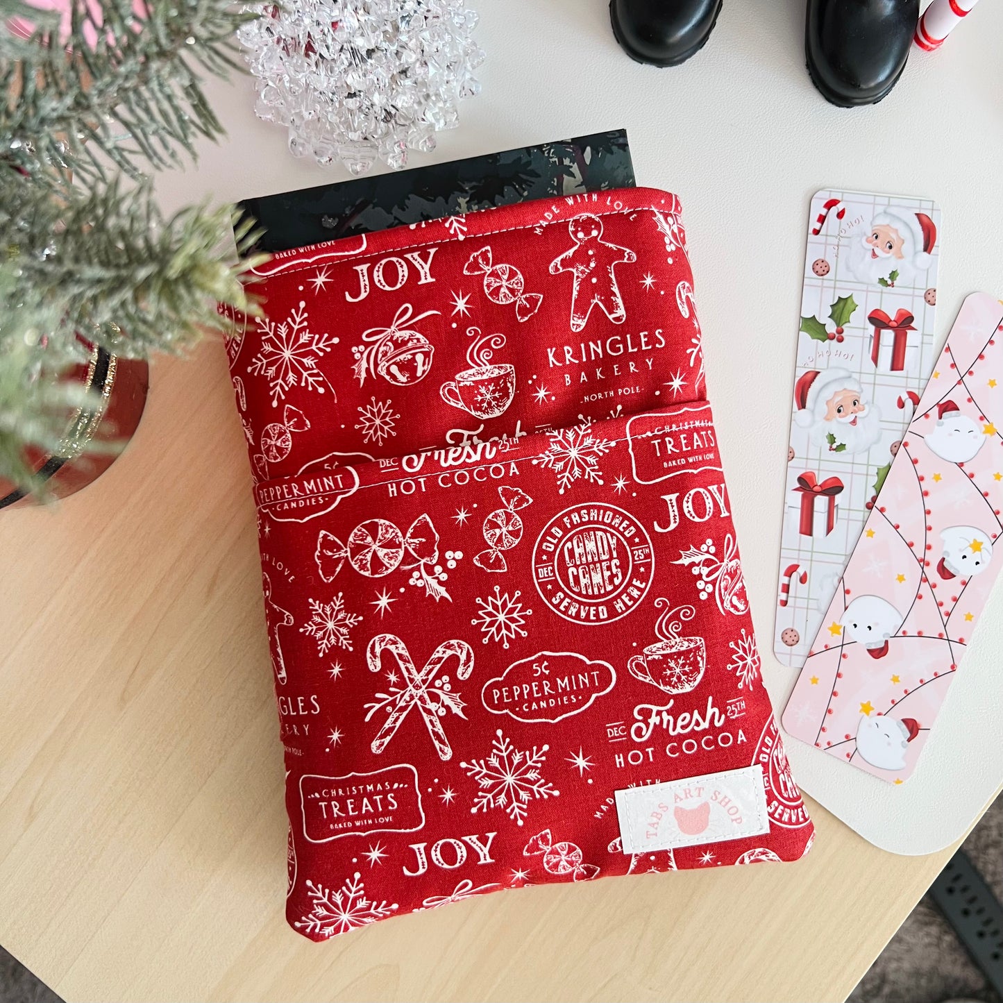 Peppermint Book Sleeve