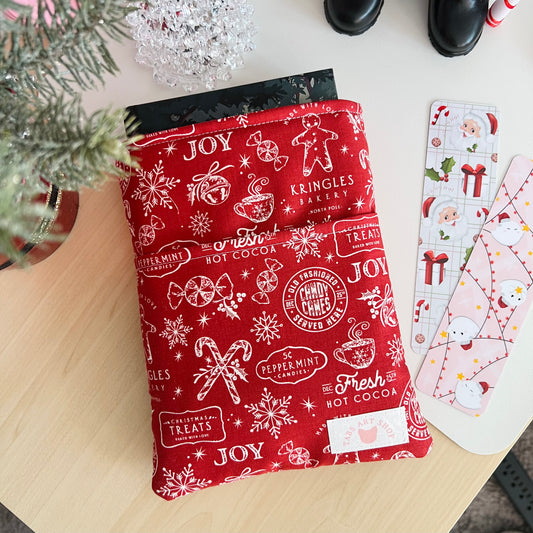 Peppermint Book Sleeve