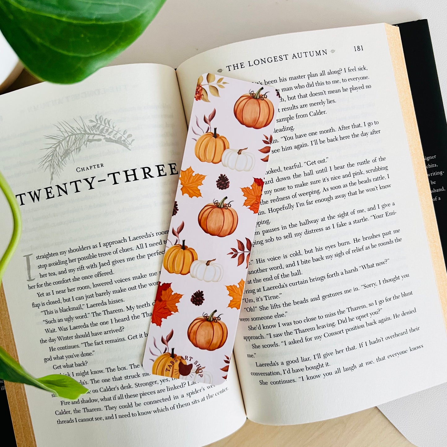 Pumpkin Season Bookmark