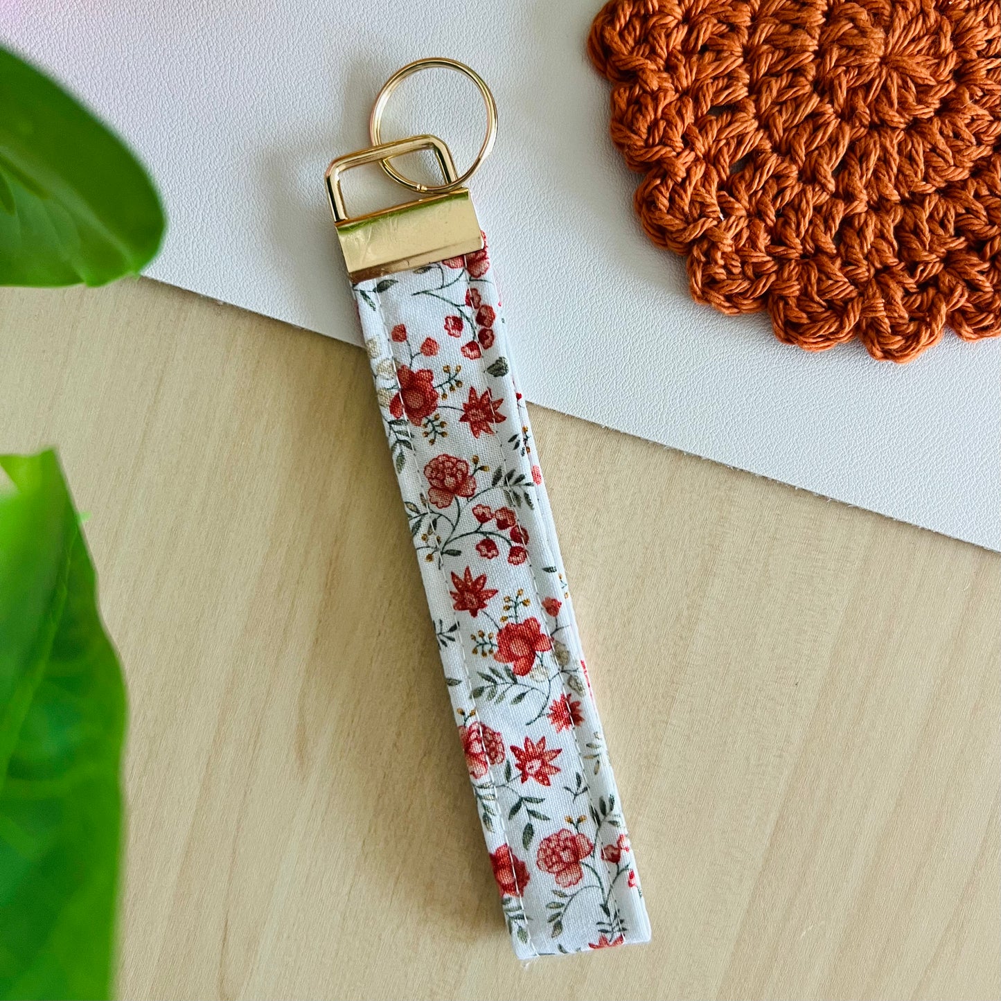 Autumn Floral Wristlet