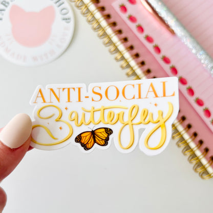Anti Social Sticker
