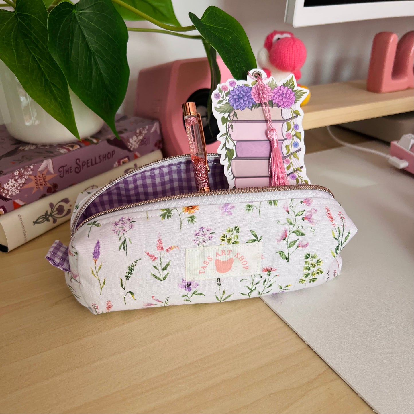 Lavender Picnic Pencil Case