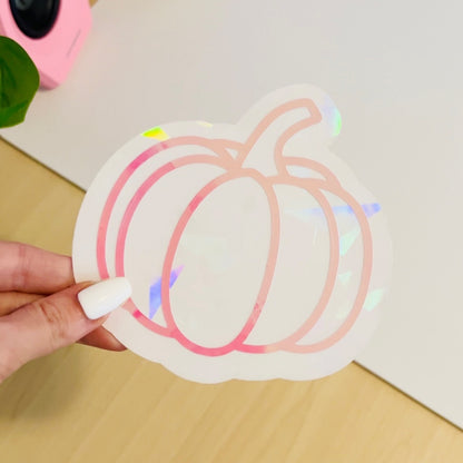 Pumpkin Suncatcher | Rainbow Window Sticker