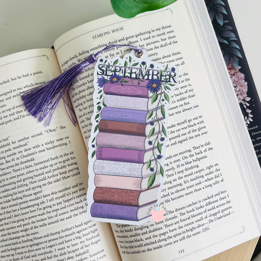 September TBR Bookmark
