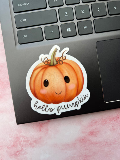 Hello Pumpkin Sticker